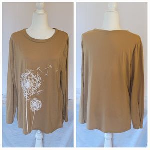 Long Sleve Dandelion T-shirt